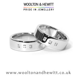Diamond wedding ring for gay and lesbian weddings marriages in England Wales and Scotland