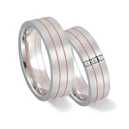lgbt rainbow wedding rings