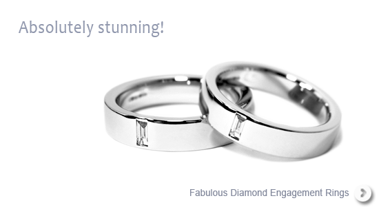 Superb diamond engagement and wedding rings for gay, lesbian and trans couples uk, similar to the engagement rings of Tom Daley and Dustin Lance Black
