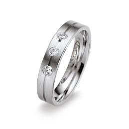 Diamond gay lesbian wedding ring