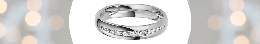 Elegance diamond men's engagement ring