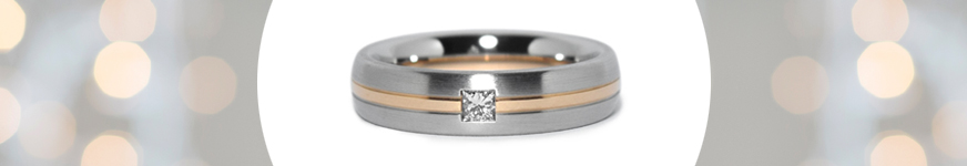 Diamond engagement ring for men