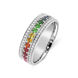Gay and lesbian diamond engagement rings