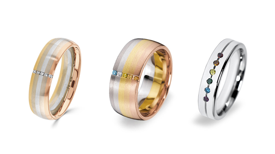 lgbtq engagement wedding rings