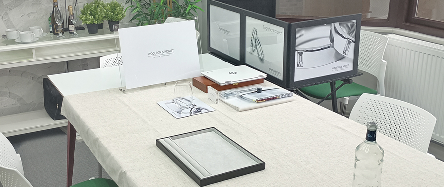 WOOLTON & HEWITT showroom in Berkhamsted, Herts, United Kingdom