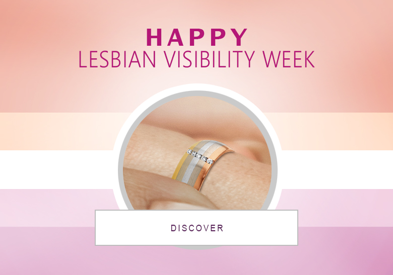 Happy Lesbian Visibility Week 2026 - Lesbian PRIDE ring