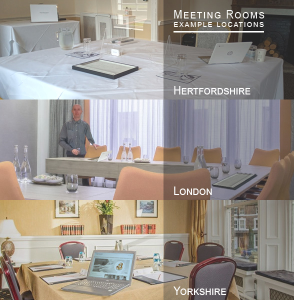 Meeting room for private appointments in London, Hemel Hempstead and around the country