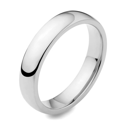 Classic Heavy Plain Polished Rounded Wedding Ring 6mm from Woolton & Hewitt perfect for gay marriage and lesbian weddings.