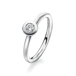 Diamond engagement ring jewellery set
