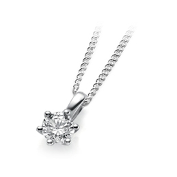 Diamond engagement gift necklace pendant